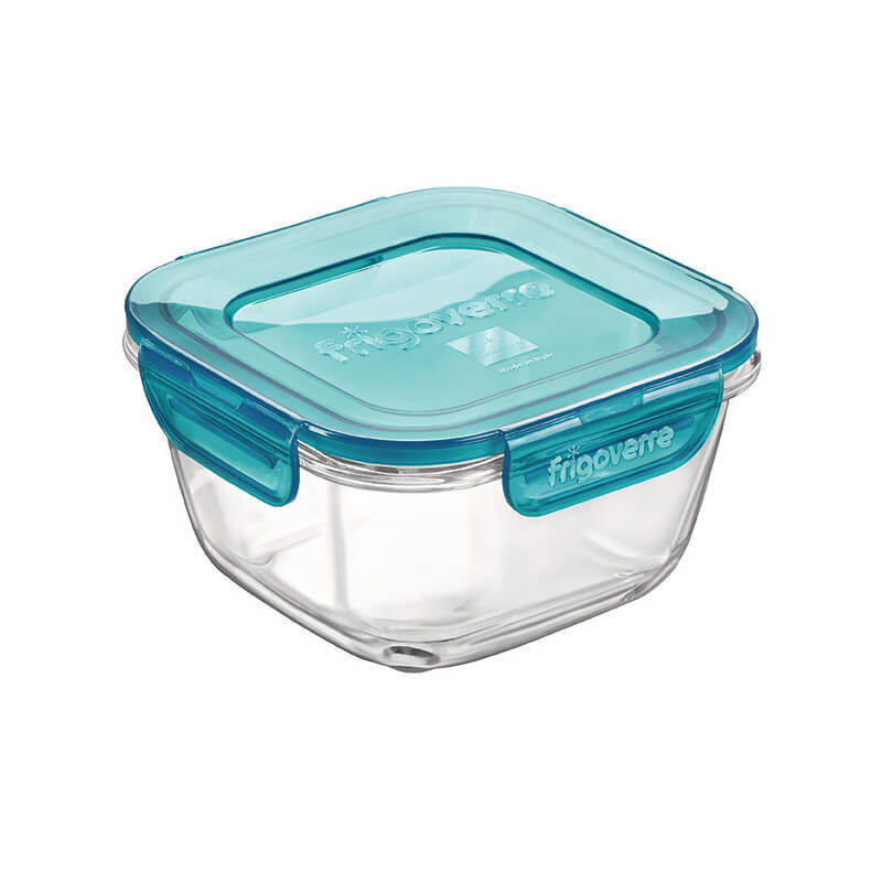 12X12 Cm Bormioli Rocco Frigoverre Evolution Contenitore Per Alimenti Ermetico In Vetro