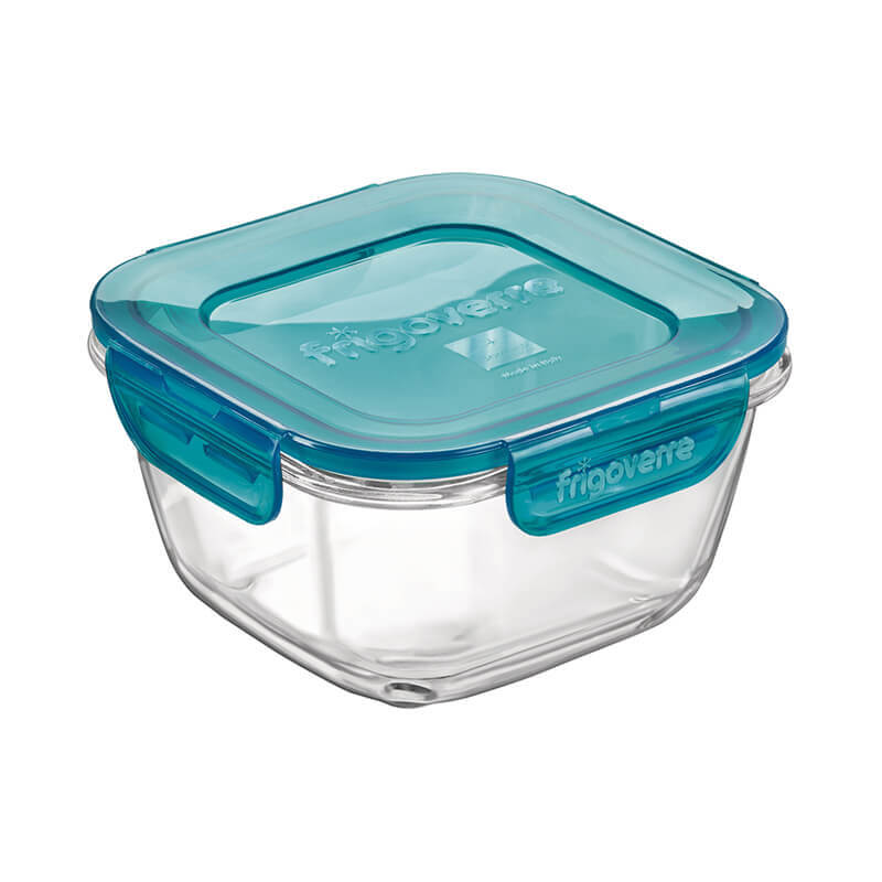 14X14 Cm Bormioli Rocco Frigoverre Evolution Contenitore Per Alimenti Ermetico In Vetro