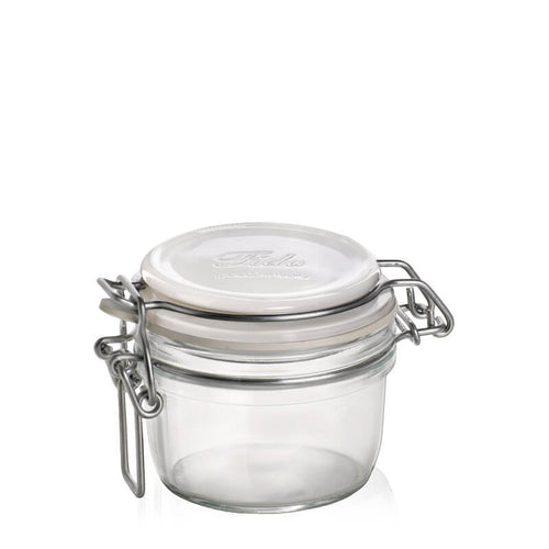 12 5 Cl Bormioli Rocco Fido Chiaroscuro Vasetto Ermetico In Vetro Tappo Bianco