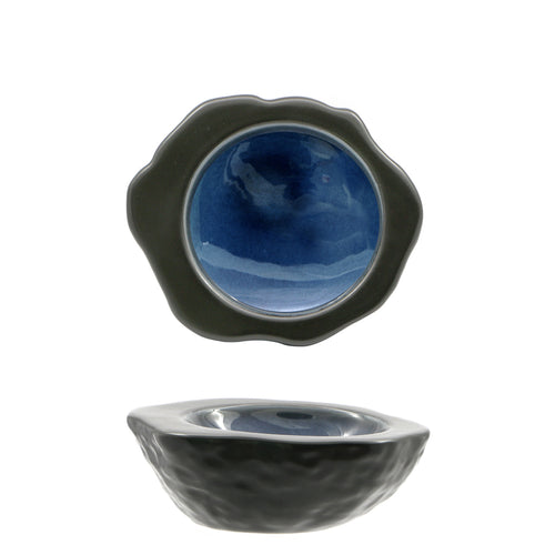 13.8x12 cm - Madeira Coppetta Effetto Pietra In Porcellana Set 6 Pz