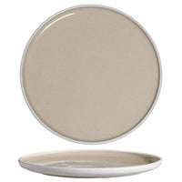 30 cm - Alberoshop Sandy Piatto Piano In Stoneware Set 3 Pz