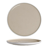 27 cm - Alberoshop Sandy Piatto Piano In Stoneware Set 4 Pz