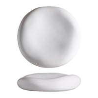 23 cm - Alberoshop Stone Piatto Presentazione Cuscino In Stoneware Set 3 Pz