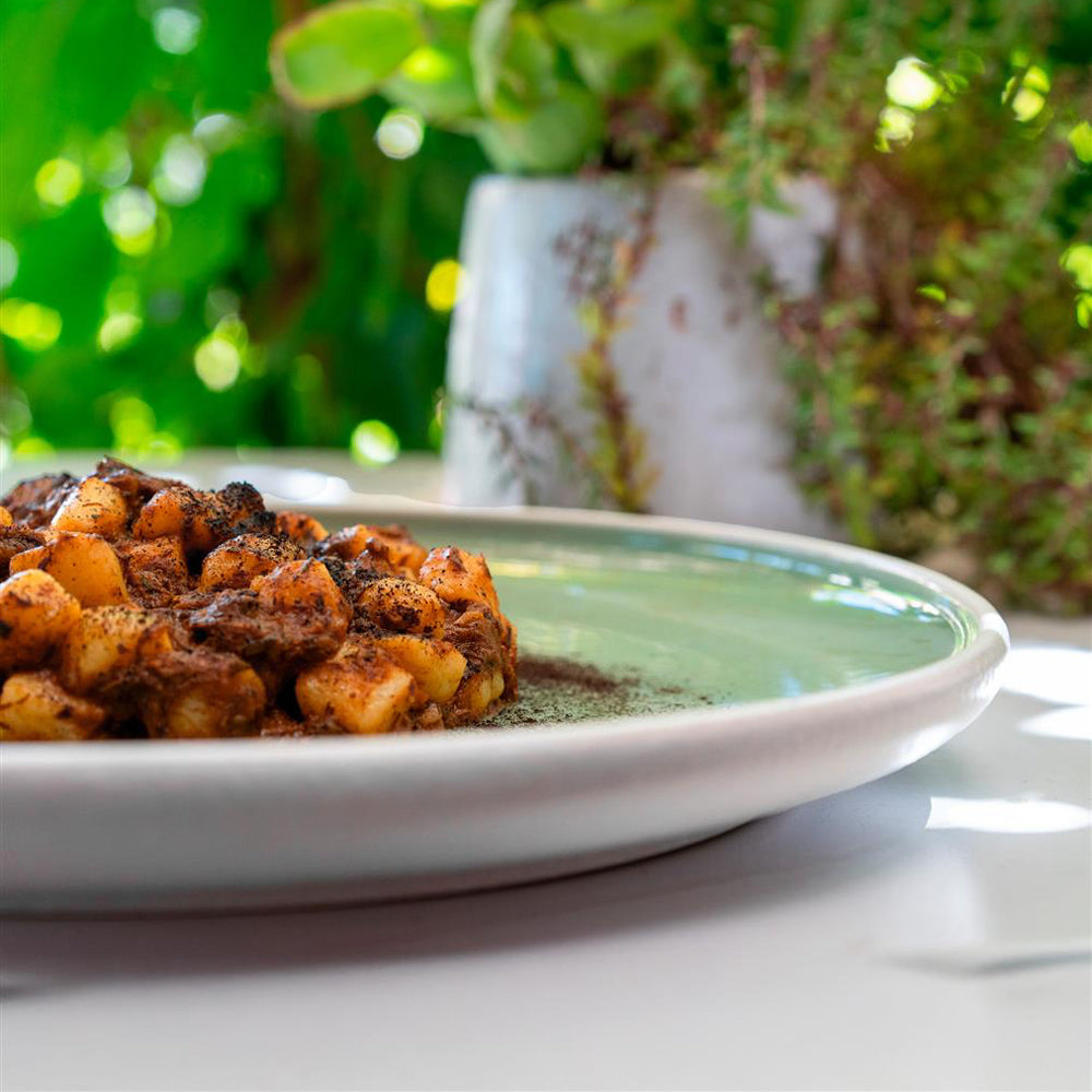 30 cm - Sandy Piatto Piano In Stoneware Set 3 Pz