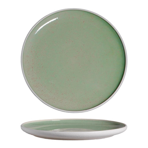 27 cm - Alberoshop Sandy Piatto Piano In Stoneware Set 4 Pz