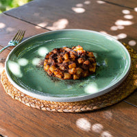 27 cm - Sandy Piatto Piano In Stoneware Set 4 Pz