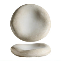 16.5 cm - Alberoshop Stone Piatto Presentazione Cuscino In Stoneware Set 3 Pz