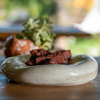 16.5 cm - Stone Piatto Presentazione Cuscino In Stoneware Set 3 Pz