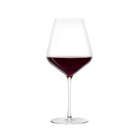 82 Cl Stolzle Lausitz Starlight Calice Vino Rosso Burgundy In Vetro Set 6 Pezzi