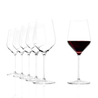 51 Cl Stolzle Lausitz Starlight Calice Vino Rosso In Vetro Set 6 Pezzi