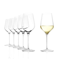 41 Cl Stolzle Lausitz Starlight Calice Vino Bianco In Vetro Set 6 Pezzi
