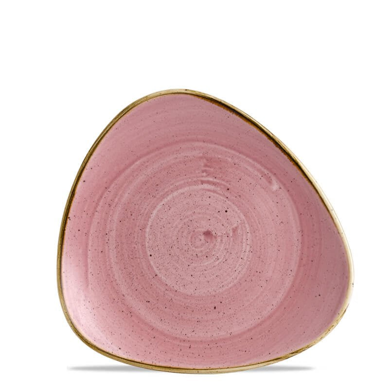 22 9 Cm Churchill Stonecast Piatto Piano Triangolare In Porcellana Vetrificata