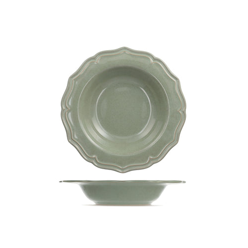24 cm - H&H Sinfonia Piatto Fondo In Stoneware - Set 6 Pz