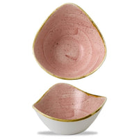 15.3x15.3 cm - Stonecast Piatto Fondo Triangolare In Porcellana Vetrificata