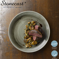 28 Cm Churchill Stonecast Piatto Pasta Rotondo In Porcellana Vetrificata