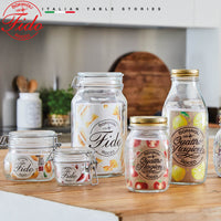 Bormioli Rocco Fido Set Vasetti Ermetici In Vetro Set 3 Pz