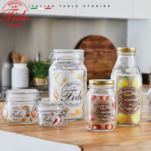 Bormioli Rocco Fido Set Vasetti Ermetici In Vetro Set 3 Pz