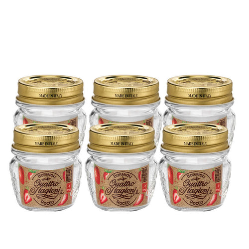8 Cl Bormioli Rocco Quattro Stagioni Vasetto Anfora Mini Set 6 Pz