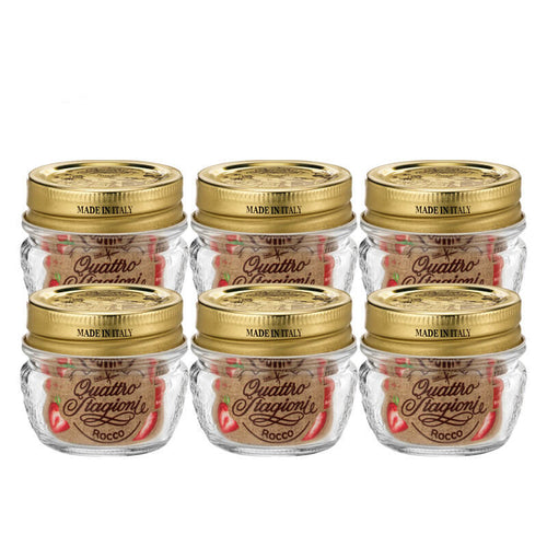 4 Cl Bormioli Rocco Quattro Stagioni Vasetto Anfora Mini Set 6 Pz