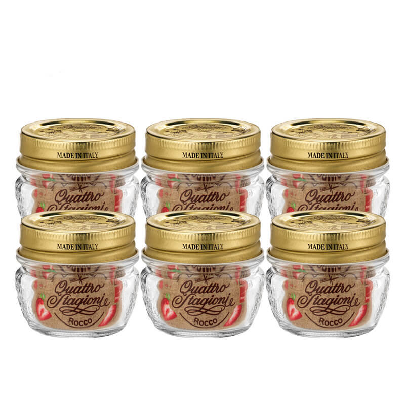 4 Cl Bormioli Rocco Quattro Stagioni Vasetto Anfora Mini Set 6 Pz