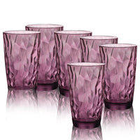 47 Cl Bormioli Rocco Diamond Bicchiere Bibita In Vetro Set 6 Pezzi