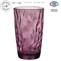 47 Cl Bormioli Rocco Diamond Bicchiere Bibita In Vetro Set 6 Pezzi
