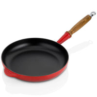 26 Cm Le Creuset Tradition Padella In Ghisa Smaltata Con Manico In Legno