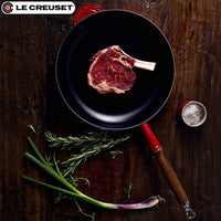 26 Cm Le Creuset Tradition Padella In Ghisa Smaltata Con Manico In Legno