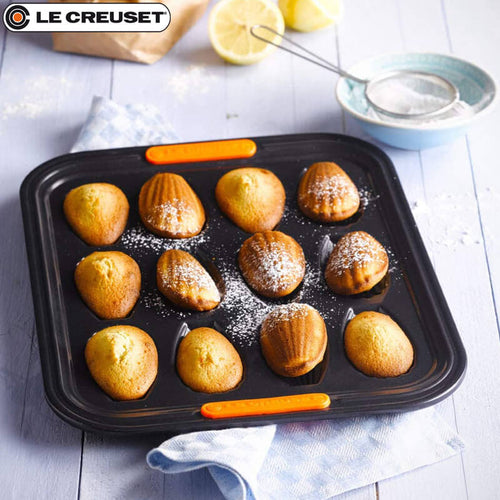 34X27 Cm Le Creuset Forme Speciali Stampo Mini Madeleine Rettangolare 12 Impronte Antiaderente