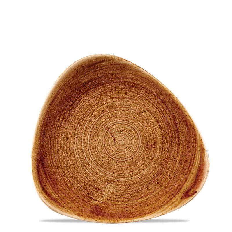 22 9 Cm Churchill Stonecast Piatto Piano Triangolare In Porcellana Vetrificata