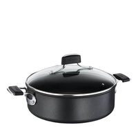 26 Cm Lagostina Tempra Titanium Extreme Casseruola Bassa Antiaderente In Alluminio Con Coperchio