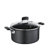 Lagostina Tempra Titanium Extreme Casseruola Alta Antiaderente In Alluminio Con Coperchio
