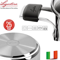 Lagostina Tempra Set Pentole In Acciaio Inox Set 9 Pz