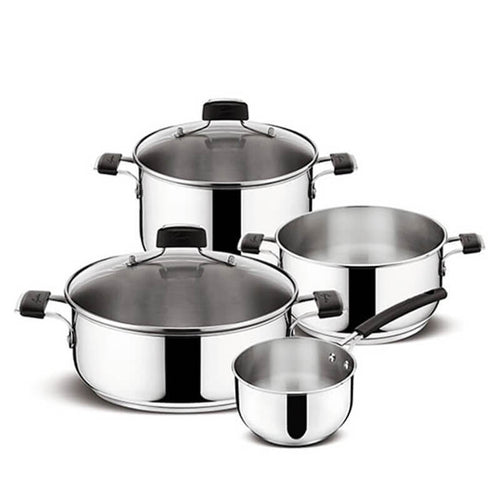 Lagostina Tempra Set Pentole In Acciaio Inox Set 6 Pz