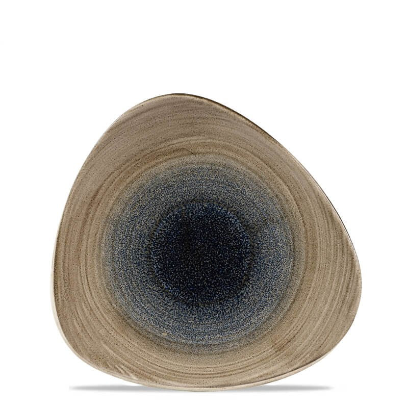 22 9 Cm Churchill Stonecast Piatto Piano Triangolare In Porcellana Vetrificata