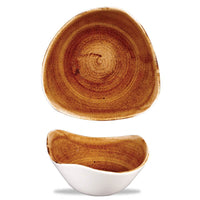 15.3x15.3 cm - Stonecast Piatto Fondo Triangolare In Porcellana Vetrificata