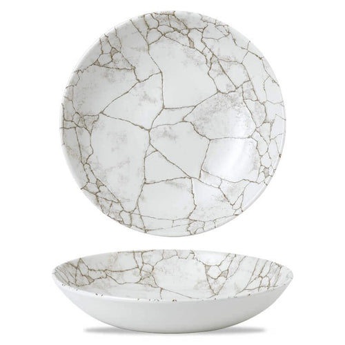 24 8 Cm Churchill Studio Prints Kintsugi Piatto Fondo In Porcellana Vetrificata