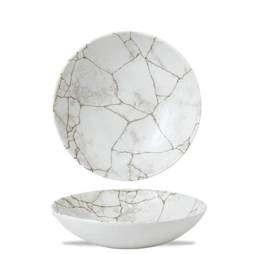 18 2 Cm Churchill Studio Prints Kintsugi Piatto Fondo In Porcellana Vetrificata