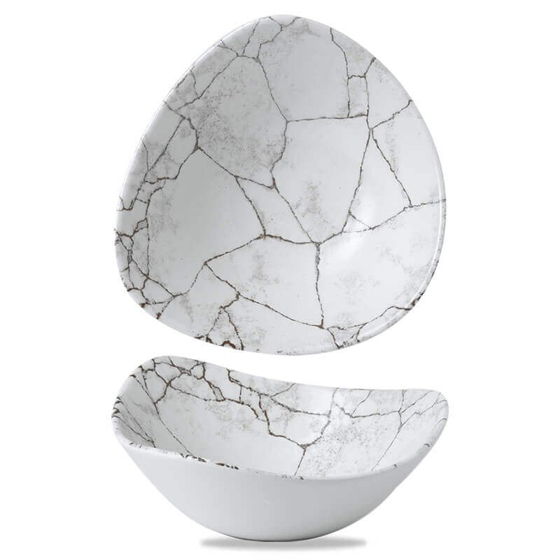 18 5X18 5 Cm Churchill Studio Prints Kintsugi Coppetta Triangolare In Porcellana Vetrificata