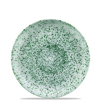 28 8 Cm Churchill Studio Prints Mineral Green Piatto Piano In Porcellana Vetrificata