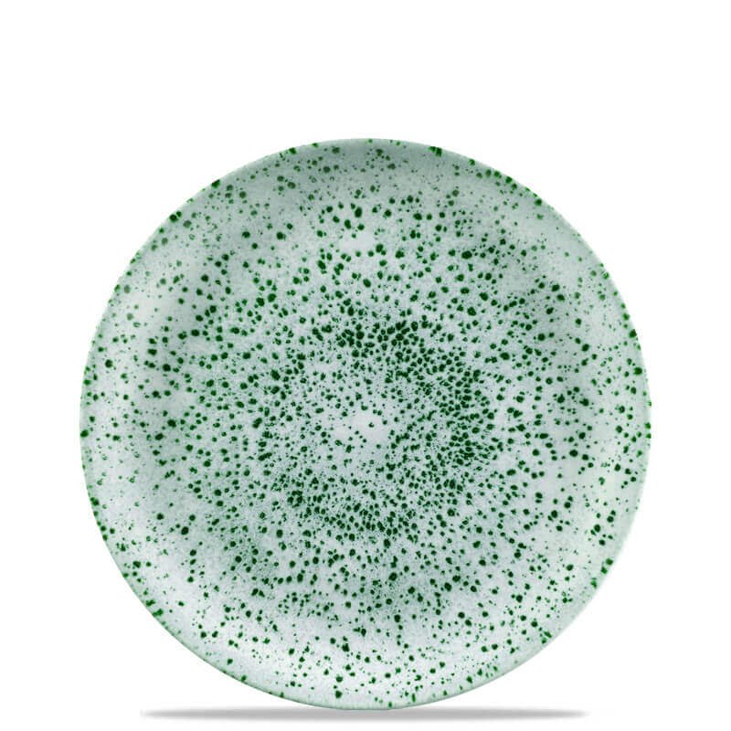 28 8 Cm Churchill Studio Prints Mineral Green Piatto Piano In Porcellana Vetrificata