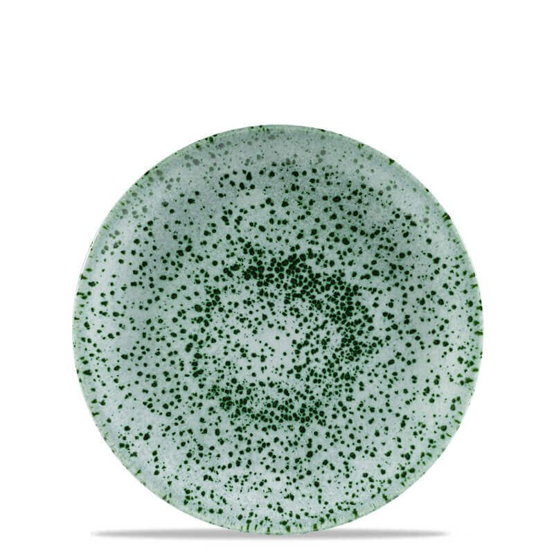 26 Cm Churchill Studio Prints Mineral Green Piatto Piano In Porcellana Vetrificata