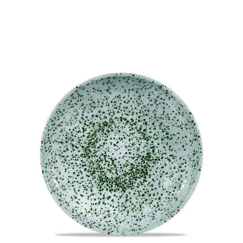 21 7 Cm Churchill Studio Prints Mineral Green Piatto Piano In Porcellana Vetrificata
