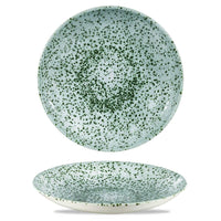 24 8 Cm Churchill Studio Prints Mineral Green Piatto Fondo In Porcellana Vetrificata