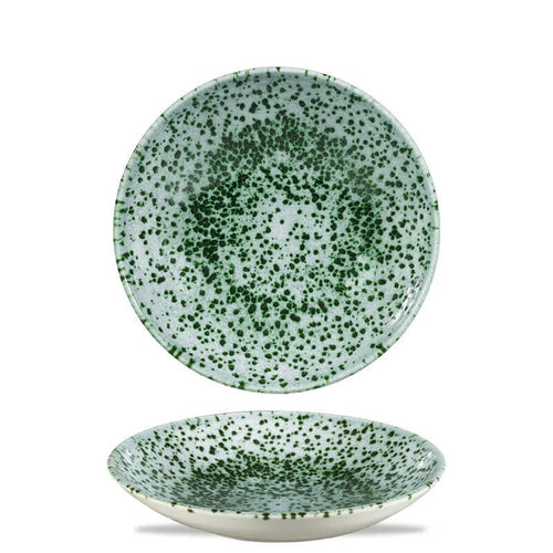 18 2 Cm Churchill Studio Prints Mineral Green Piatto Fondo In Porcellana Vetrificata