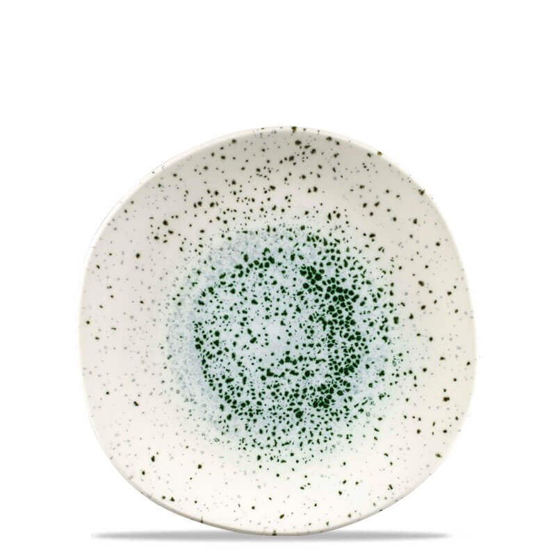 26 Cm Churchill Studio Prints Mineral Organic Piatto Piano In Porcellana Vetrificata