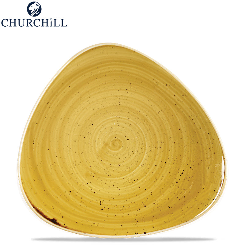 Churchill Stonecast Servizio Piatti Triangolare In Porcellana Vetrificata Set 12 Pz