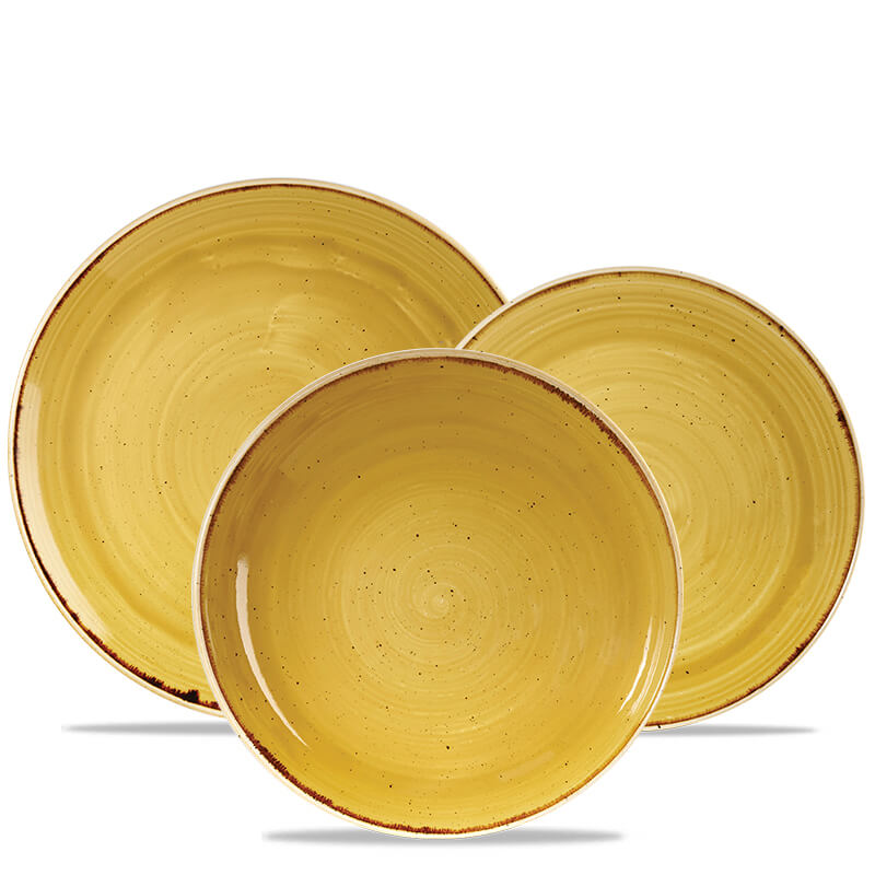 Churchill Stonecast Servizio Piatti In Porcellana Vetrificata Set 12 Pz