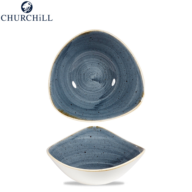 Churchill Stonecast Servizio Piatti Triangolare In Porcellana Vetrificata Set 12 Pz