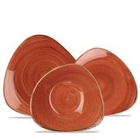 Churchill Stonecast Servizio Piatti Triangolare In Porcellana Vetrificata Set 12 Pz